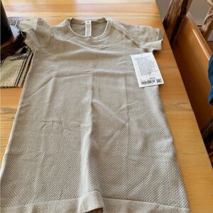 Lululemon Athletica Tan Textured Top